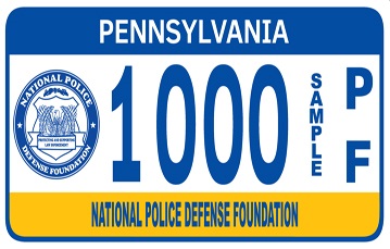 Bureau of Liquor Control Enfor Pennsylvania Police Metal NOVELTY License Plate 