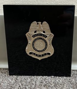 Member Badge in Lucite with name plate Image