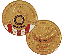 NPDF 20th Anniversary Challange Coin