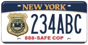 undercover police license plate